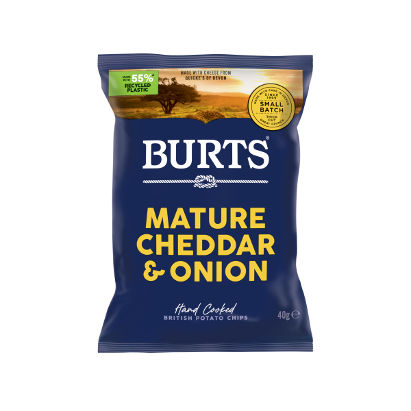 Burts - Hand Cooked Mature Cheddar & Spring Onion Potato Chips