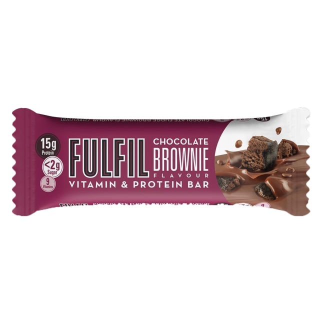 FULFIL Chocolate Brownie Vitamin & Protein Bar Delicious Ideas Food Group