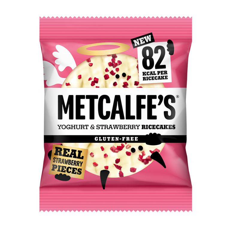 Metcalfe's Strawberry & Yoghurt Rice Cakes Delicious Ideas Food Group