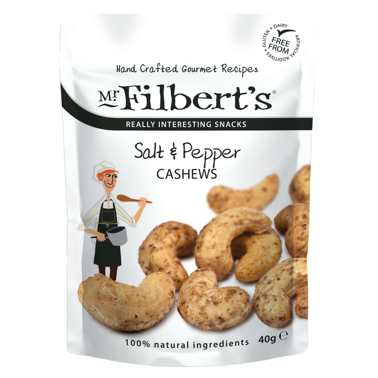 Mr Filbert's Salt & Pepper Cashews Delicious Ideas Food Group