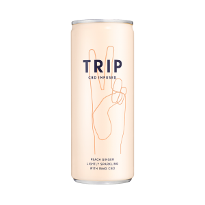 Trip peach cbd can