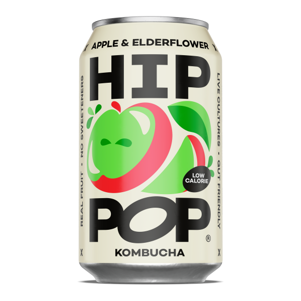 Hip Pop Apple Elderflower Kombucha