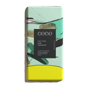 COCO1 - COCO Chocolatier Gin & Tonic Dark Chocolate Bar