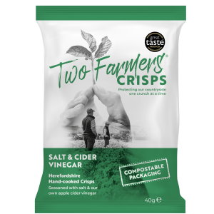 Two Farmers Salt and Cider Vinegar Hand Cooked Potato Crisps