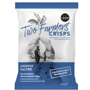 Two Farmers Lightly Salted Hand Cooked Potato Crisps