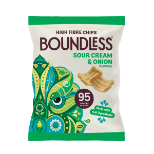 Boundless Sour Cream & Onion Chips 24x 23g