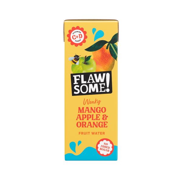 Flawsome! Apple, Mango & Orange Wonky Fruit Water