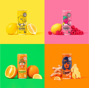 Karma Lemony Lemonade, Razza Lemonade, Orangeade, Gingerella