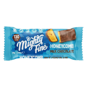 MFINE02 - Mighty Fine milk Chocolate Honeycomb Bar