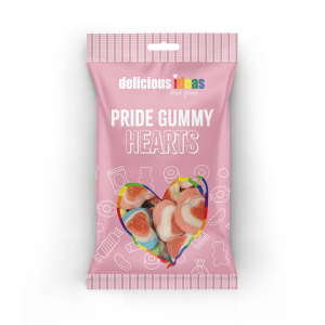 Sweet Ideas Classic Range - Pride Gummy Hearts