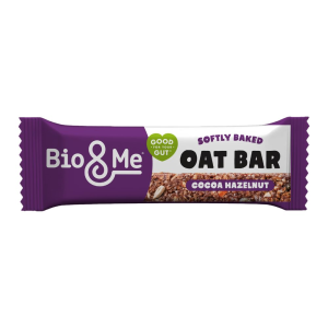 Bio & Me Cocoa & Hazelnut Gut-Loving Flapjack Oat Bar