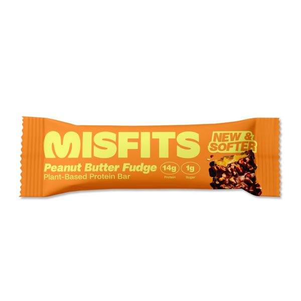 Misfits Plant-Based Peanut Butter Fudge Protein Bar
