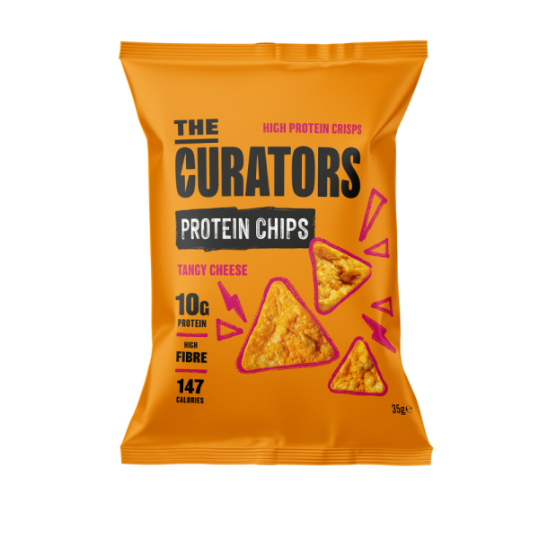 The Curators Tangy Cheese Protein Tortilla Chips