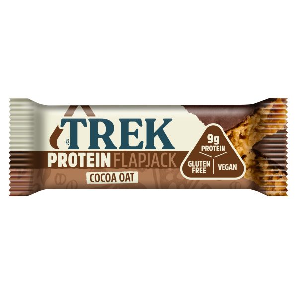 TREK Cocoa Oat Protein Flapjack