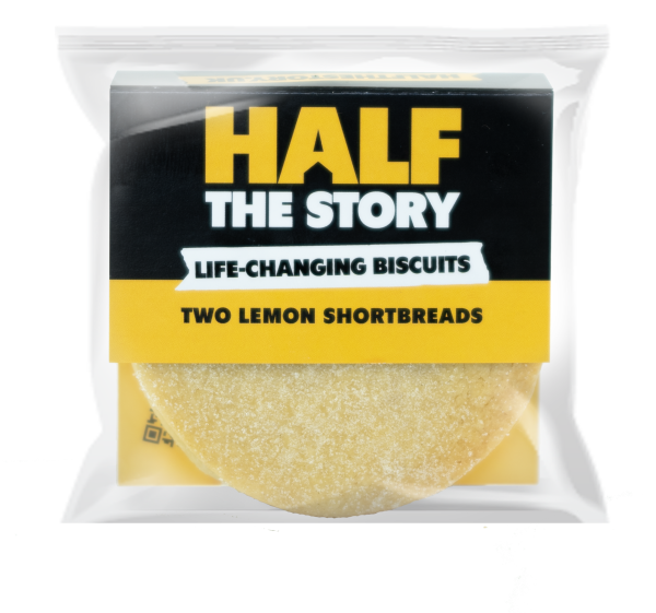 Half the Story - Twin Pack Lemon Shortbread Biscuits