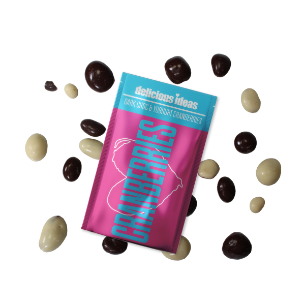 Delicious Ideas Grab 'n' Go - Yoghurt & Dark Chocolate Cranberries
