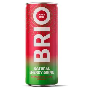 BRIO Natural Energy Drink - Strawberry & Lime