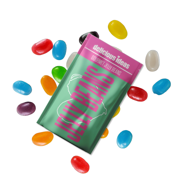 Delicious Ideas Grab 'n' Go (Plastic Free) - Gourmet Jelly Beans