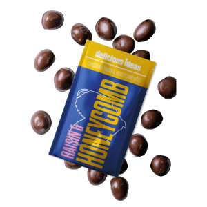 Delicious Ideas Grab 'n' Go (Plastic Free) - Chocolate Raisin & Honeycomb Bites