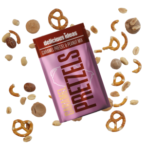 Delicious Ideas Grab 'n' Go (Plastic Free) - Caramel Pretzel & Peanut Mix
