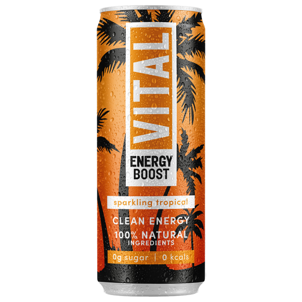 Vital Drinks - Sparkling Tropical Clean Energy Soda