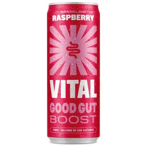 Vital Drinks - Sparkling Raspberry Gut Health Soda