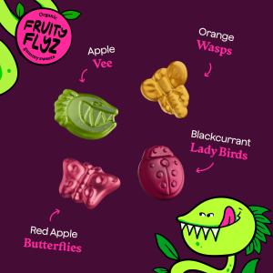 Wild Thingz Organic Sweets Fruity Flyz 16x25g - Image 3