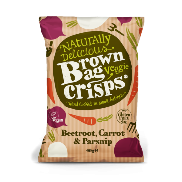 Brown Bag Beetroot, Carrot and Parsnip Crisps