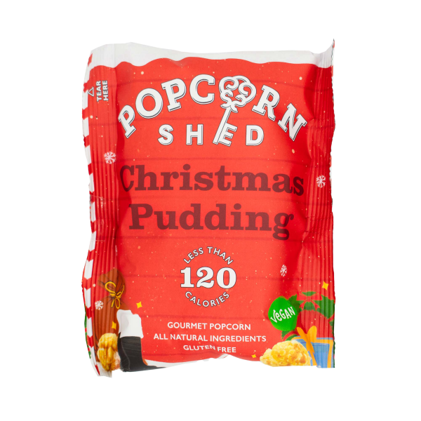 Popcorn Shed - Vegan Christmas Pudding Snack Pack