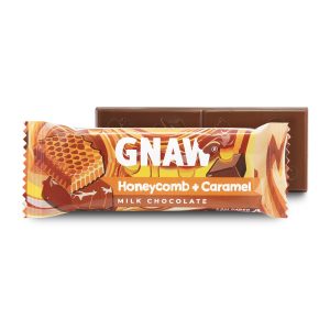 Gnaw - Honeycomb & Caramel Chocolate Bar