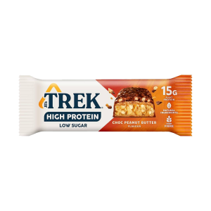 Trek High Protein Low Sugar Choc Peanut Butter Bar