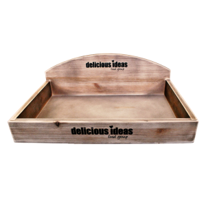 Delicious Ideas Wooden Artisanal Product Display