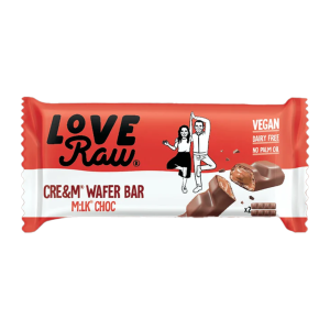 Love Raw M:lk Choc Cre&m Wafer Bars