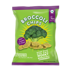 Growers Garden Broccoli Chips - Sour Cream & Chive