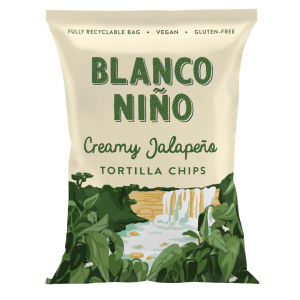 Blanco Nino Creamy Jalapeno Tortilla Chips (24 x 45g)