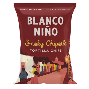 Blanco Nino Smoky Chipotle Tortilla Chips (24 x 45g)