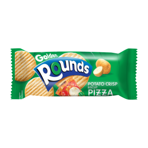 Golden Rounds Pizza Potato Chips 24 x 80g
