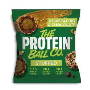 The Protein Ball Co - Pistachio & Chocolate Stuffed Protein Balls