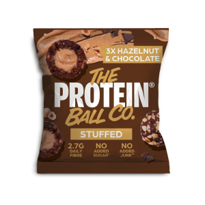 The Protein Ball Co - Hazelnut & Chocolate Stuffed Protein Balls