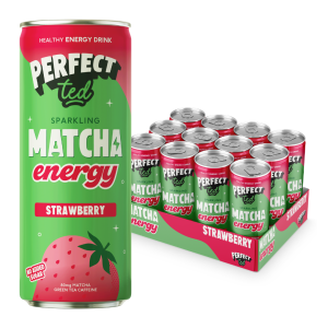 PerfectTed Natural Energy Drink - Strawberry (12 x 250ml)