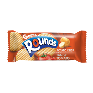 Golden Rounds Tangy Tomato Potato Chips 24 x 80g